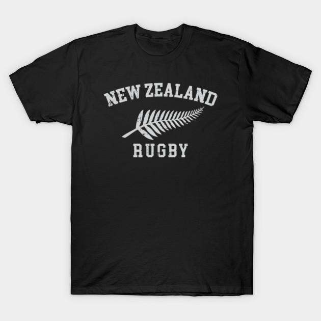 Men Black Print T-shirt Super Large TShirt new zealand rugby shirt maori rugby team nz silver No-Cut Transfer Paper Print Cotton Tshirt