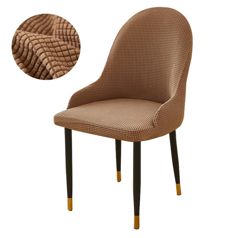 Huse pentru scaune curbate Huse pentru scaune elastice din lână polară Huse pentru scaune înalte Huse pentru scaune pentru bucătărie, birou, hotel, petrecere acasă