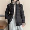 Winter new thermal stand-up collar sweater collar cotton-padded clothes  fashion versatile foreign style cotton-padded clothes  cotton-padded jacket