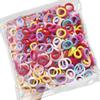 100/200 STÜCKE Damen Mädchen Bunte Nylon Elastische Haargummis Pferdeschwanz Halt Kleine Haargummis Gummibänder Scrunchie Haaraccessoires