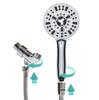 Bathroom Shower Head with Multi-function Rainfall Shower Spray. Bathroom Shower System Accessory Set of Three Pieces.