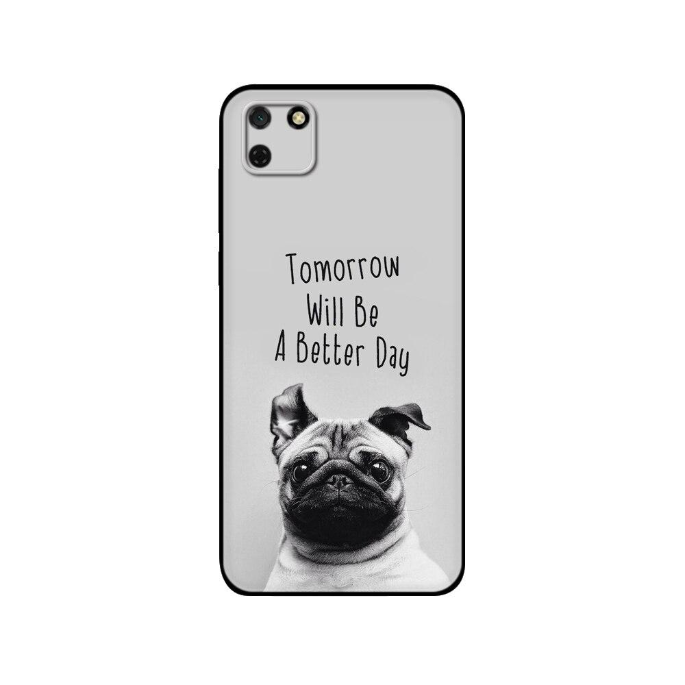 For HONOR 9S Case 5.45" Soft Silicon Tpu Phone Cover On Huawei Honor 9S 9 S DUA-LX9 Back Funda Black Tpu Case