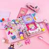 Fairy Instagram Style Hand Account Book Set Cute Macaron Color Girlish Notebook Journal with Stickers and Decorative Accessories Perfect Gift for Girl