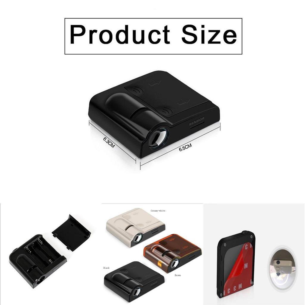 Kabelloser Auto-Tür-Willkommens-Laserprojektor Schatten-LED-Licht für Auto-Logo**