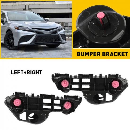 For 2018 Toyota Camry Front Retainer Bumper Brackets Left Right
