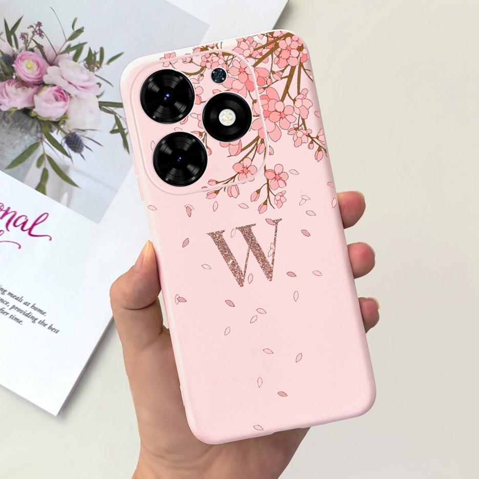For Infinix Hot 40 Case Infinix Hot 40i Cute Crown Letters Back Cover Phone Case For Infinix Hot 40 Pro Hot40 Hot40i Soft Fundas