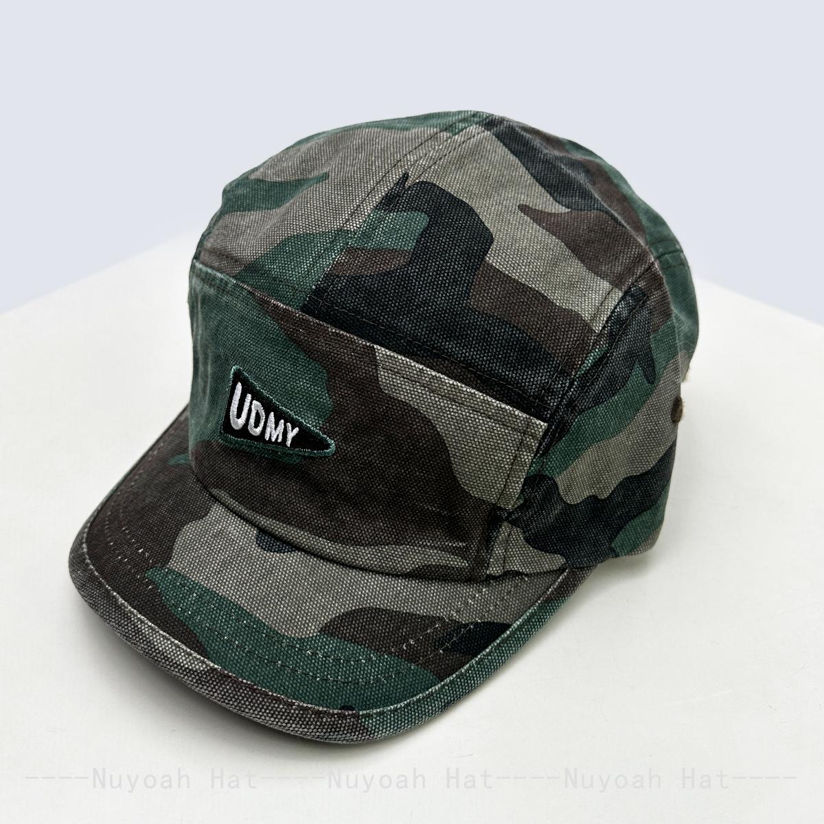 

New Men Women Camouflage Embroidered Udmy Letters Baseball Hats Sunshade Personal Versatile Peaked Caps Fashion Short Flat Eaves 52-60cm