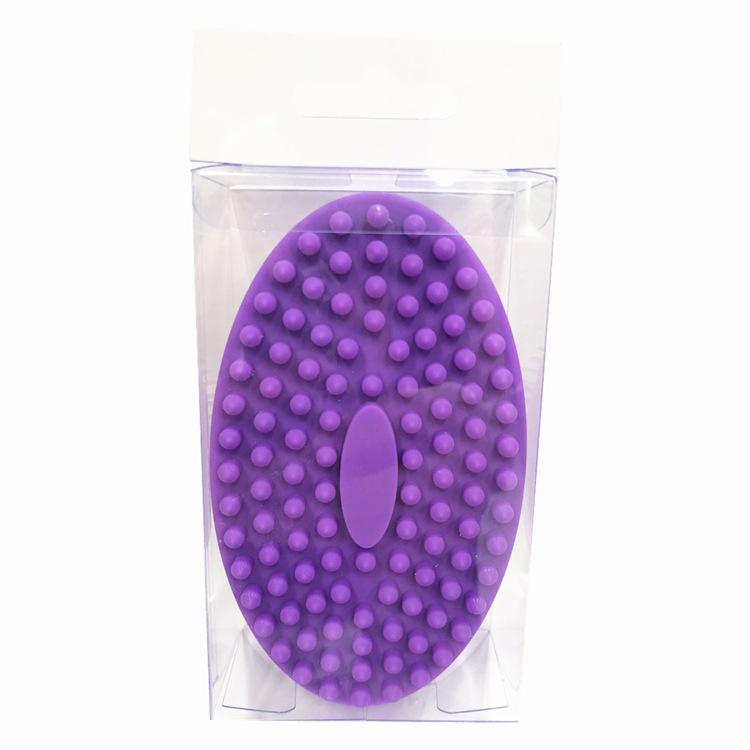 Baby Silicone Bath Brush - Soft Shampoo and Sensory Tactile Brush for Kids.