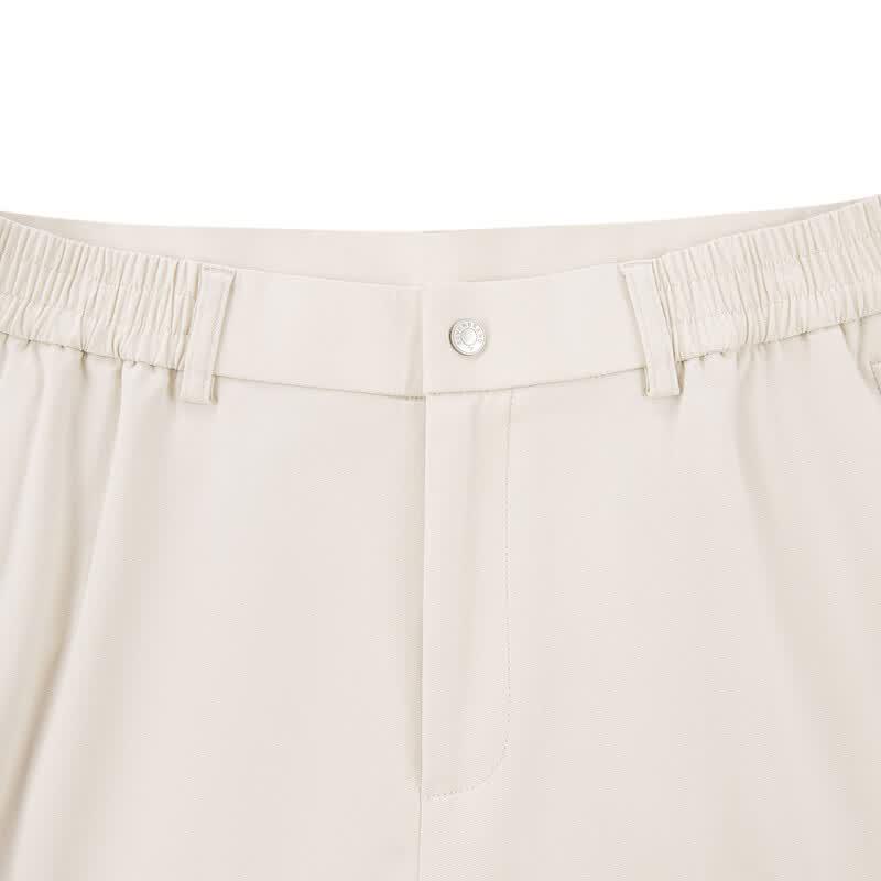 Qipai Men's Cotton Feel Casual Shorts