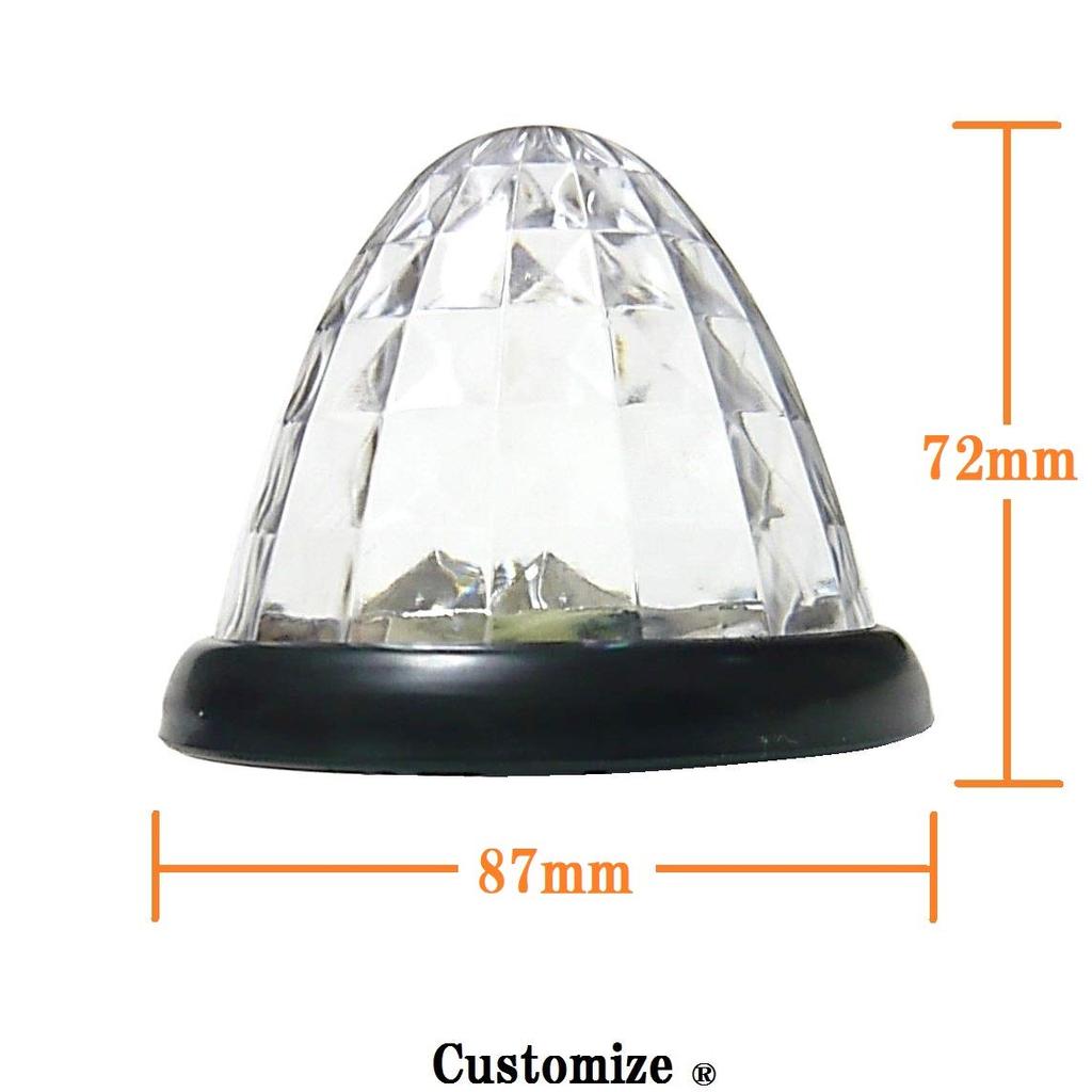 Customize Truck Marker Lamp LED Side Marker 16 LED 24V Universal Set of 2 (Blue)