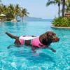 Reflective Dog Swimming Vest Breathable Adjustable Dog Life Jacket Safety Handle High Buoyancy Dog Surfing Clothes Outdoor Beach
