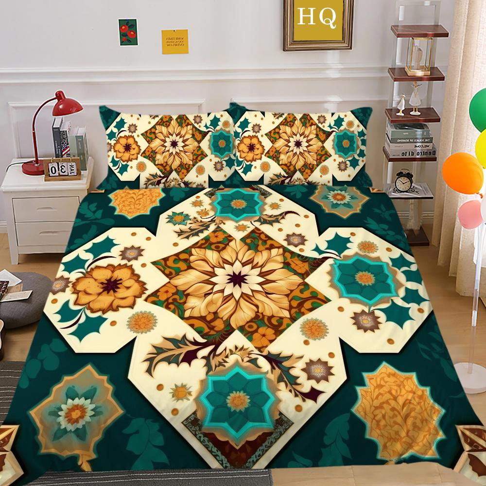 Zestaw poszewek na pościel King Size Kobieta Luksusowa pościel domowa Poliestrowa narzuta na kołdrę Zestaw poszewek na kołdrę