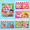 Cloth Books, Baby , Animals Crinkle Sensory Book Crib Toy for Early Development Learning Infants