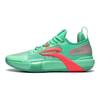 Li Ning Flash 9 Premium PRM Sommer-Edition Stoff Synthetisches Leder Stoßdämpfung Rutschfest Abriebfest Low-Top Basketballschuhe ABAT023-2