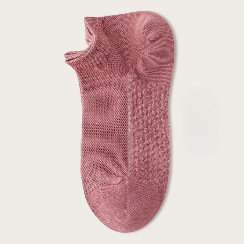 Women's Autumn Short Socks, Antibacterial, Shallow-mouthed, Sweat-absorbing, Breathable and Non-removable, As Well As Summer Boat Socks