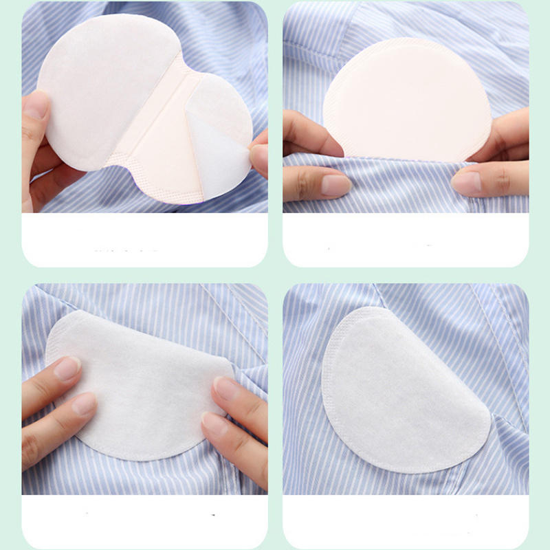 10pcs Unisex Summer Sweat Pads Deodorants Underarm Anti Perspiration Sweat Pads Disposable Armpit Absorb Useful Shield Pads