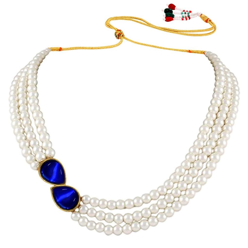 Faux Pearl Crystal Necklace and Jewellery Set Gift for Women