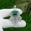 Gift For Her 925 Sterling Silver Natural Russian Malachite Gemstone Pendant