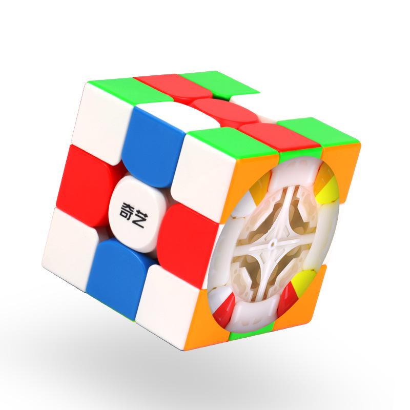 QiYi Black Mamba 3rd Gen Smooth 3x3x3 Cube - Solid Color Beginner Puzzle Toy for Kids