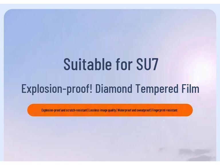 Xiaomi SU7 Dashboard Tempered Screen Protector