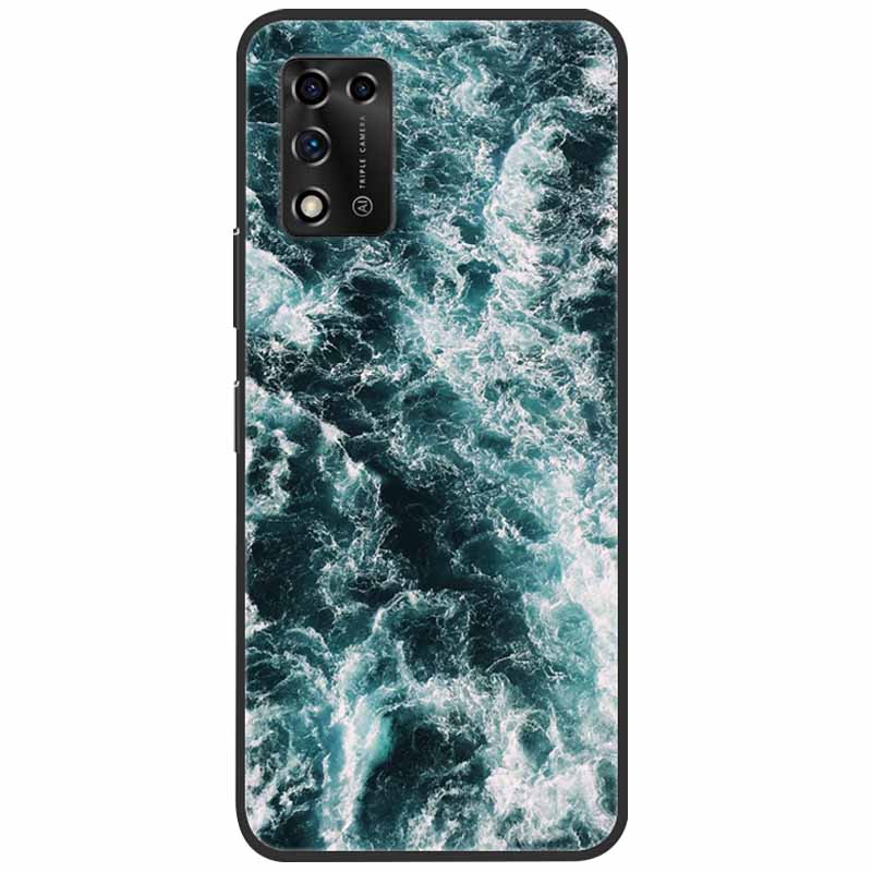 For ZTE Libero 5G II Case Marble Soft Silicone Protective Back Covers for ZTE Libero 5G III A202ZT 2022 5GIII Flower Coque TPU