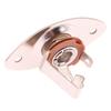 1Set Metal Concave Output Jack Plate Socket & Screws For Electric Guitar Replacement Oval Electric Guitar Pickup Accessories