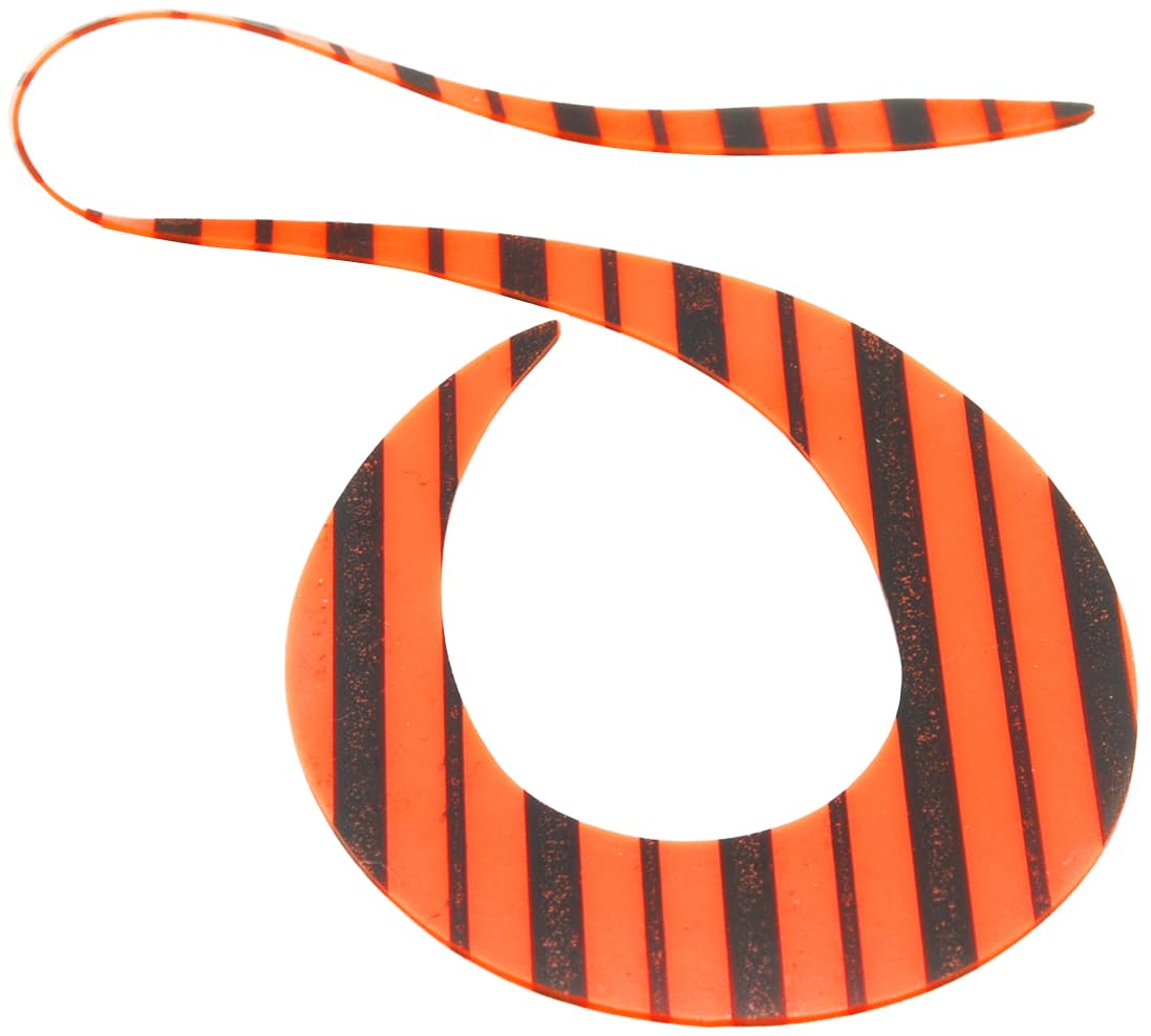 RISE JAPAN Namidama Tie Dodekakari ND12. Orange Black Zebra