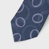 [TAKEO KIKUCHI] Auspicious Necktie PNJ Tomoe Pattern Geometric Necktie Navy (594) 00