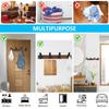 4Pcs Walnut Wood Coat Hooks Multi-purpose Wall-Mount Behind-door Key Clothes Hanger Hook Kitchen Bathroom Organizer Rack New