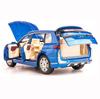 1/24 Scale X7 SUV Model Car Toy, Zinc Alloy Pull Back Toy Car with Sound and Light for Kids Boy Girl Gift