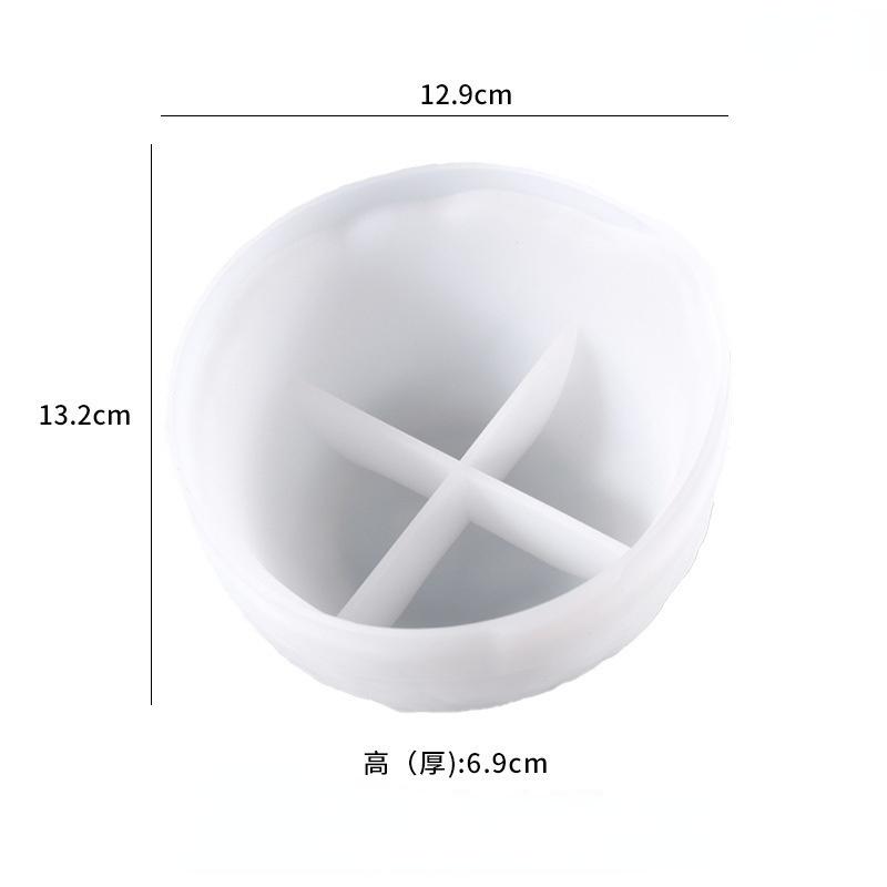 Harz Obst Snack Zement Tablett Form Topf Gießen Epoxidharz Form Silikon Aufbewahrungsschüssel Form