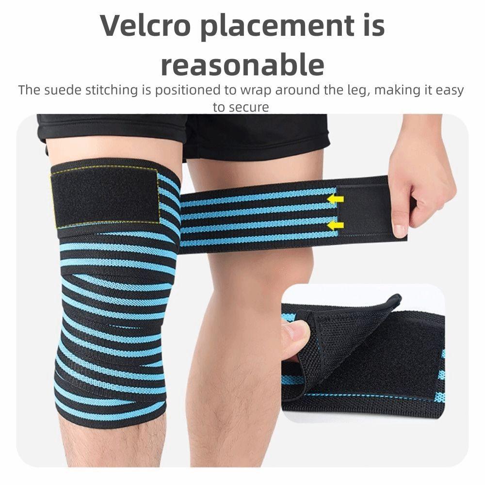 Elastic Knee Bandages Compression Straps Squats Training Knee Braces Knee Wraps Squats Training