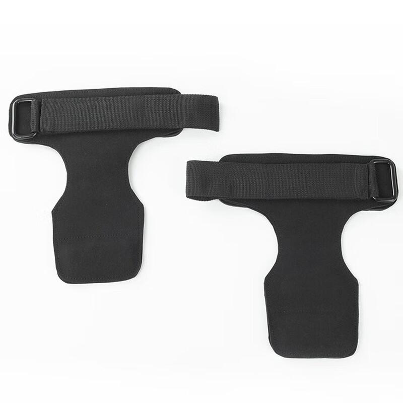 WEZHO Leather Weightlifting Grips & Wrist Straps