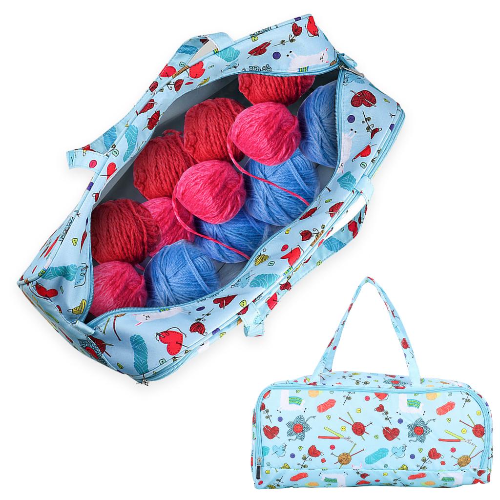 Stricknadeln Etui Eule Design - Aufbewahrungstasche Für Häkel- Und Strickzubehör