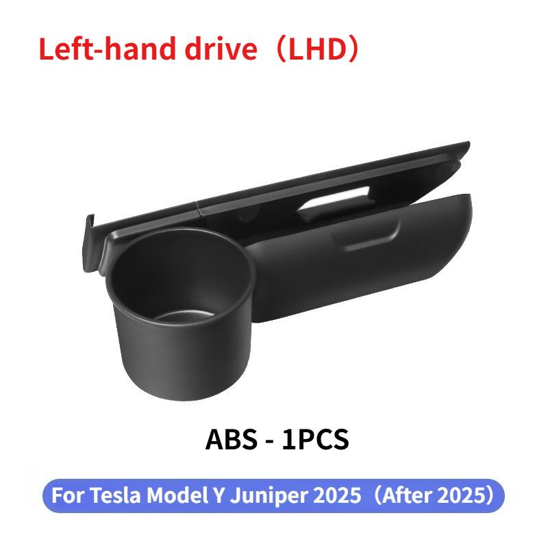 

For Tesla Model Y Juniper 2025 Dashboard Multi-functional Glasses Box Cup Holder Sunglasses Storage Box Interior Accessories