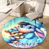 Personalized E-Eeyore Round Chair Office Rug - Perfect for Mat, Office Chair & More - Ideal Gift for Birthdays and Holidays