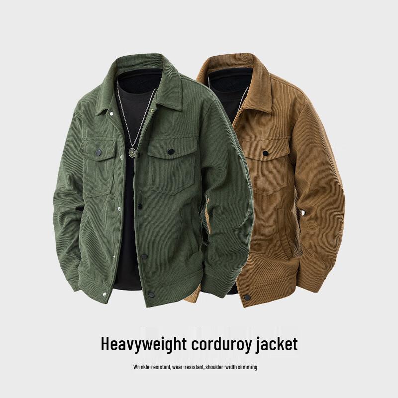 

MEDE Men s Heavy Corduroy Lapel Jacket 3XL