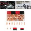 130pcs/set Terminals With Heat Shrink Tubing Copper Wire Terminal Block Kits For Electrical Applications Accessories SC130PCS