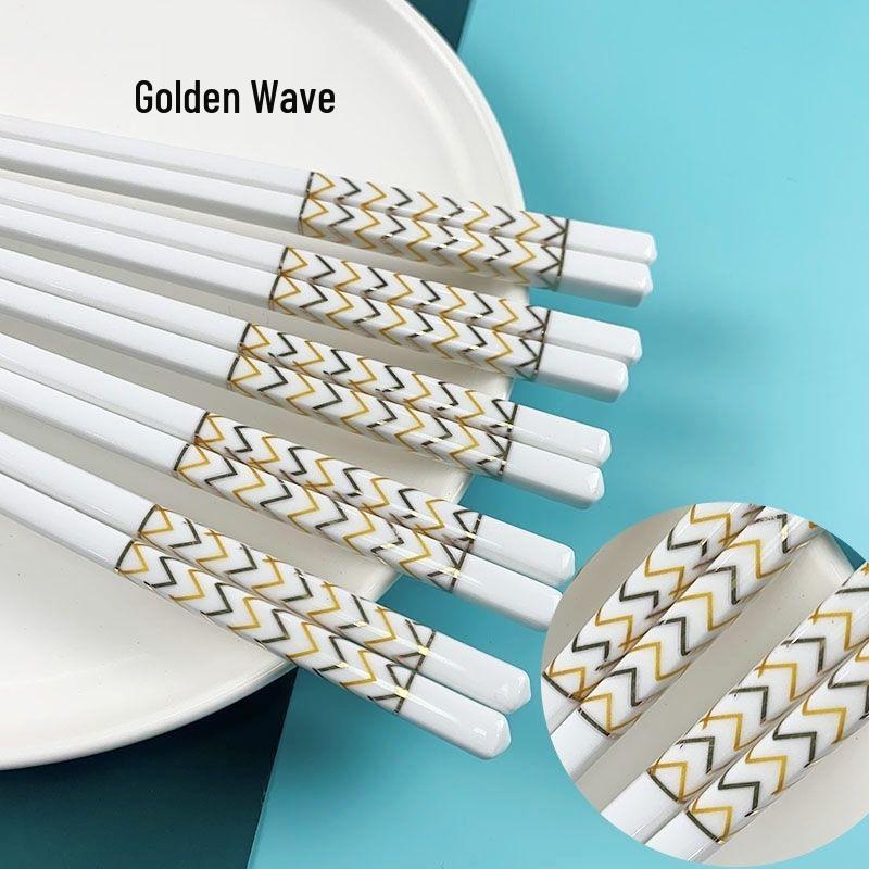 Jingdezhen Keramik Essstäbchen: Schimmelresistent, Rutschfest, Langlebig, Hitzebeständig, Leicht zu Reinigen, Verformungsbeständig, Umweltfreundlich für den Heimgebrauch