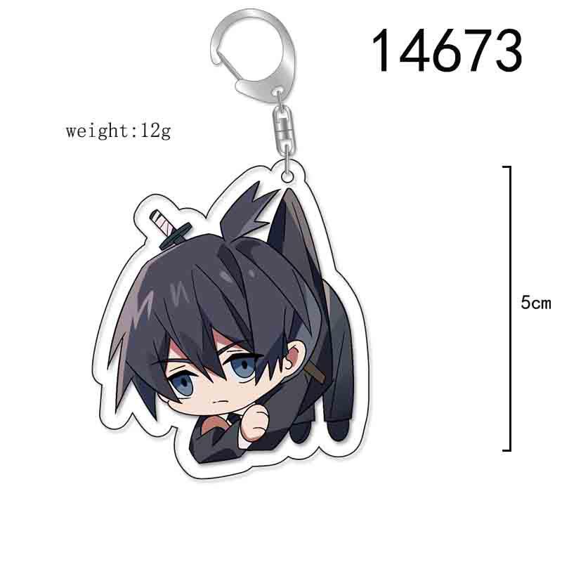 Chainsaw Man Pochita Acrylic Keychain Anime Figure