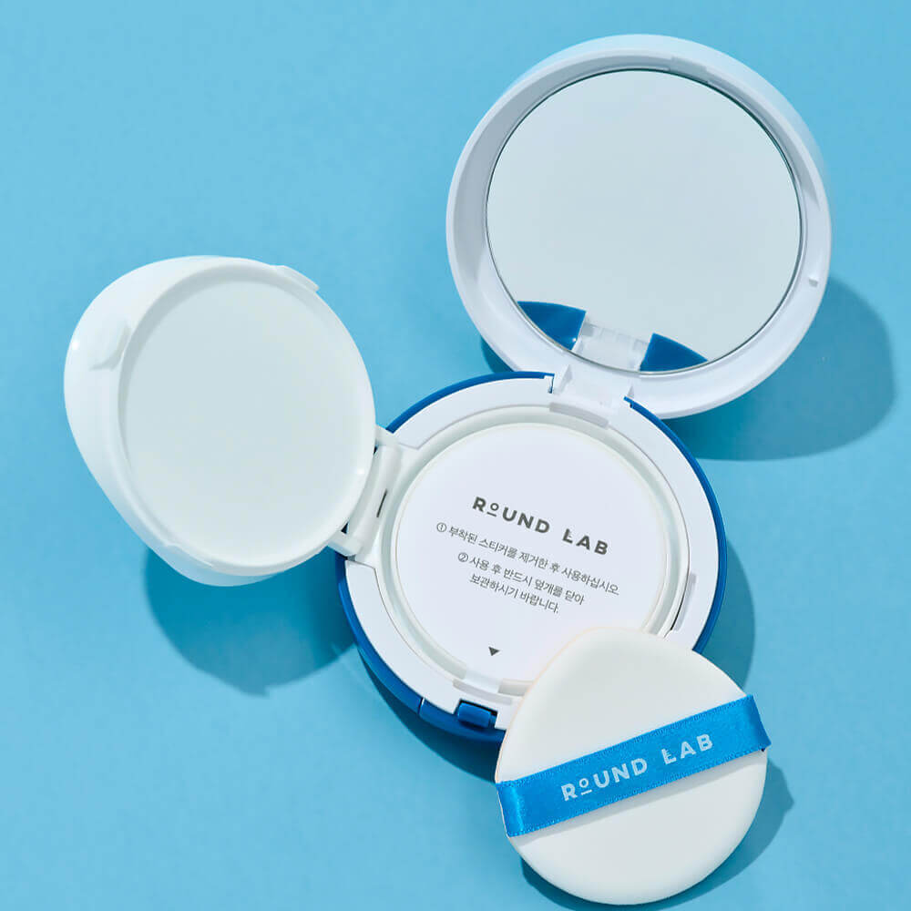 ROUND LAB Birch Juice Moisturizing Sun Cushion 15g SPF50+ PA++++/ Moisturizing, Korean Cosmetics, Kbeauty