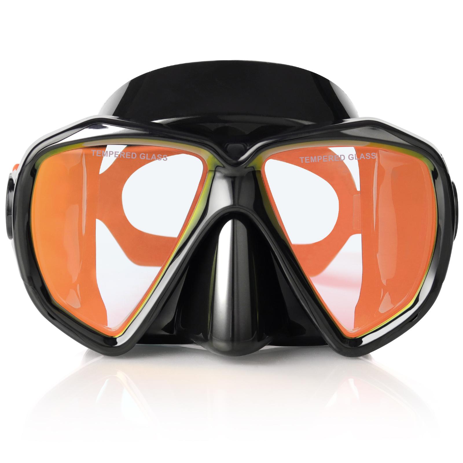 EXP VISION Professional Diving Mask Snorkeling and Scuba Free Diving Mask Adult Snorkeling Mask with Tempered Glasses Li Practical Use