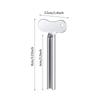 Portable Stainless Steel Toothpaste Squeezer & Hair Dye Dispenser Cleanser Squeezer, Bathroom Accessories, Half-Circle  Wringer