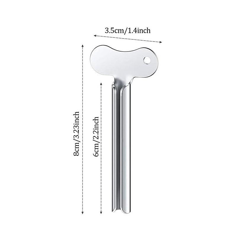 Portable Stainless Steel Toothpaste Squeezer & Hair Dye Dispenser Cleanser squeezer, bathroom accessories, Half-Circle  Wringer