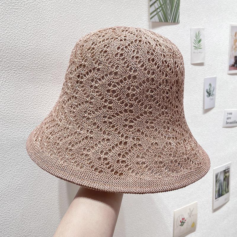 Summer Women's Double-sided Fisherman Hat Sun Protection and Sunshade Basin Hat Korean Style Versatile Thin Breathable Sun Hat