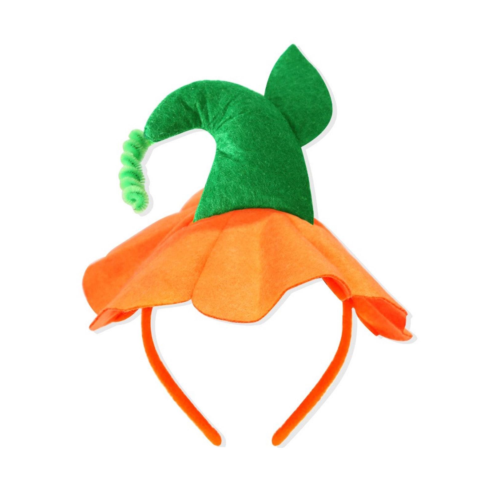 

Halloween Pumpkin Hat Headband Styling Headpieces Funny Headwear Cartoon Style Festive Hair Accessory For Parties C