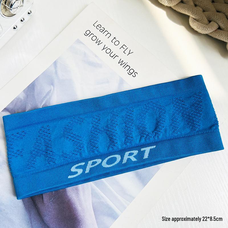 Unisex Sweat-Absorbing Yoga Headband for Sports, Fitness, and Face Washing