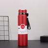 Large Capacity 304 Stainless Steel Insulated Sports Water Bottle with Lanyard - Portable Travel Cup