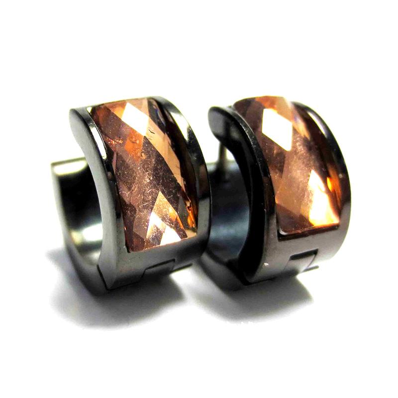

FairLadyHood 7x9 Mm 12 Colors Stainless Steel Hoop Earrings for Women