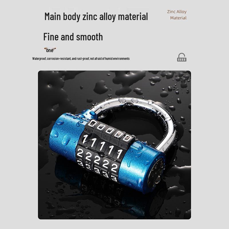 U-förmiges 4-stelliges Zahlenschloss für Spindschränke, Schränke, Garderoben, Aktenschränke und Gepäck